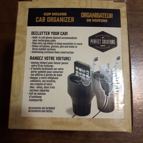 Perfect Solutions Car Cup Organizer - Picture 2 of 2